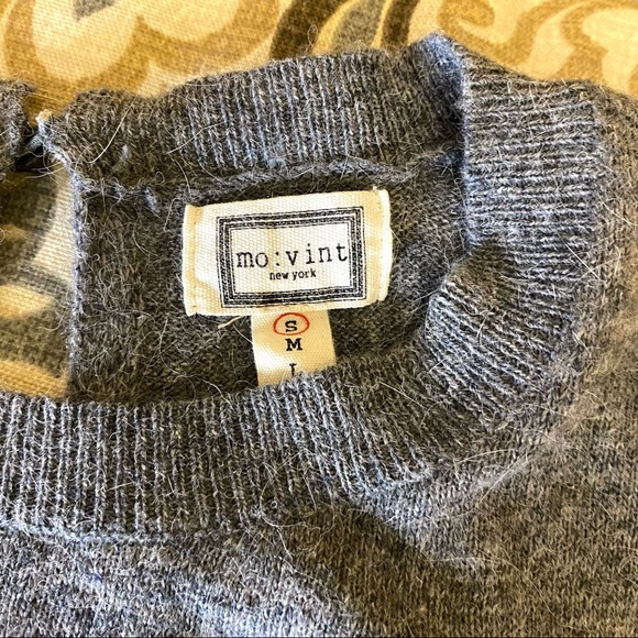 mo:vint Angora Blend Sweater with Ruffle Detail - Picture 5 of 7